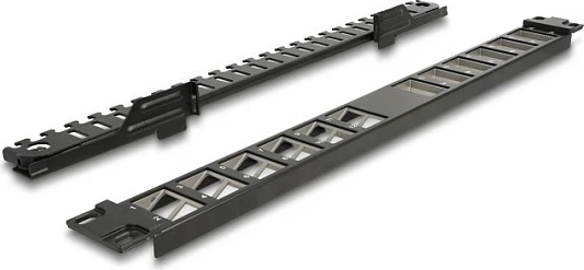 Patch panel DeLOCK 19″ Keystone 24 port, 1U, rack, i zi