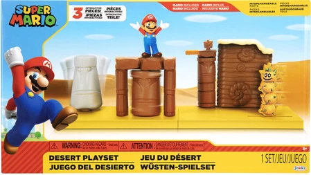 Super Mario - Desert Playset and Mario Figure
