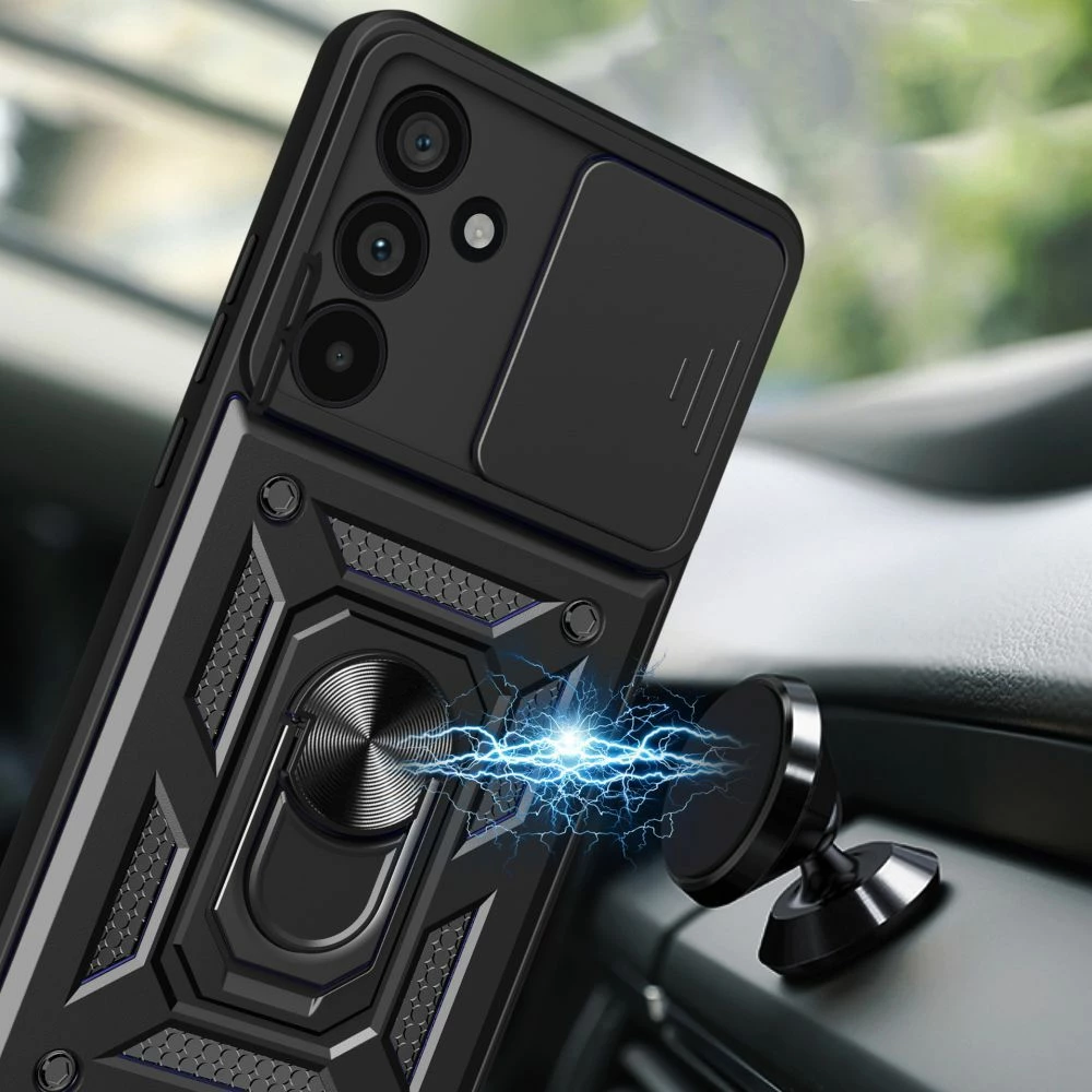 Mbështjellës Tech-Protect CamShield Pro për Samsung Galaxy A36 5G, i zi