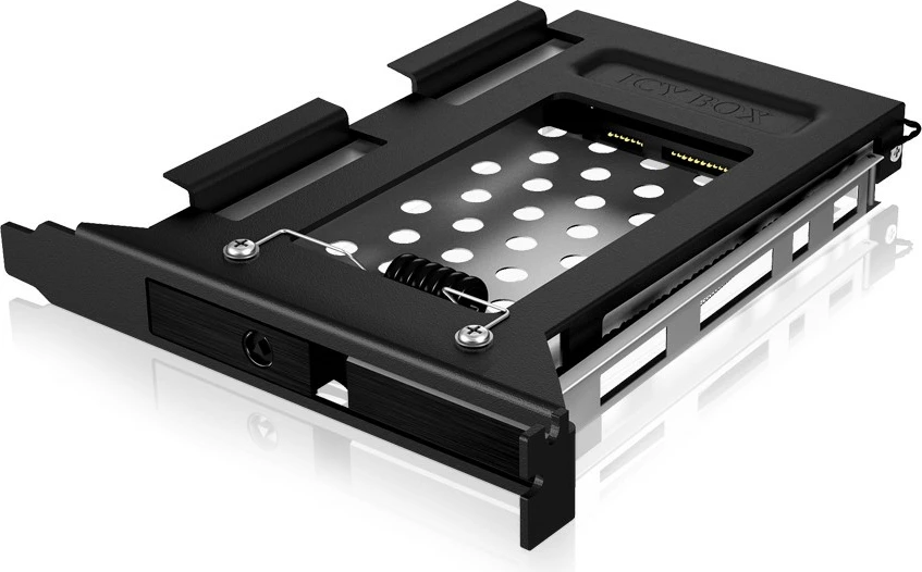 Kasë ICY BOX për 2.5" SATA HDD/SSD, PCI slot, e zezë