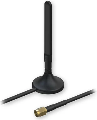 Antenë 5G mobile magnetike Teltonika, SMA Male, 3.6 dBi, kabëll 3 m, e zezë