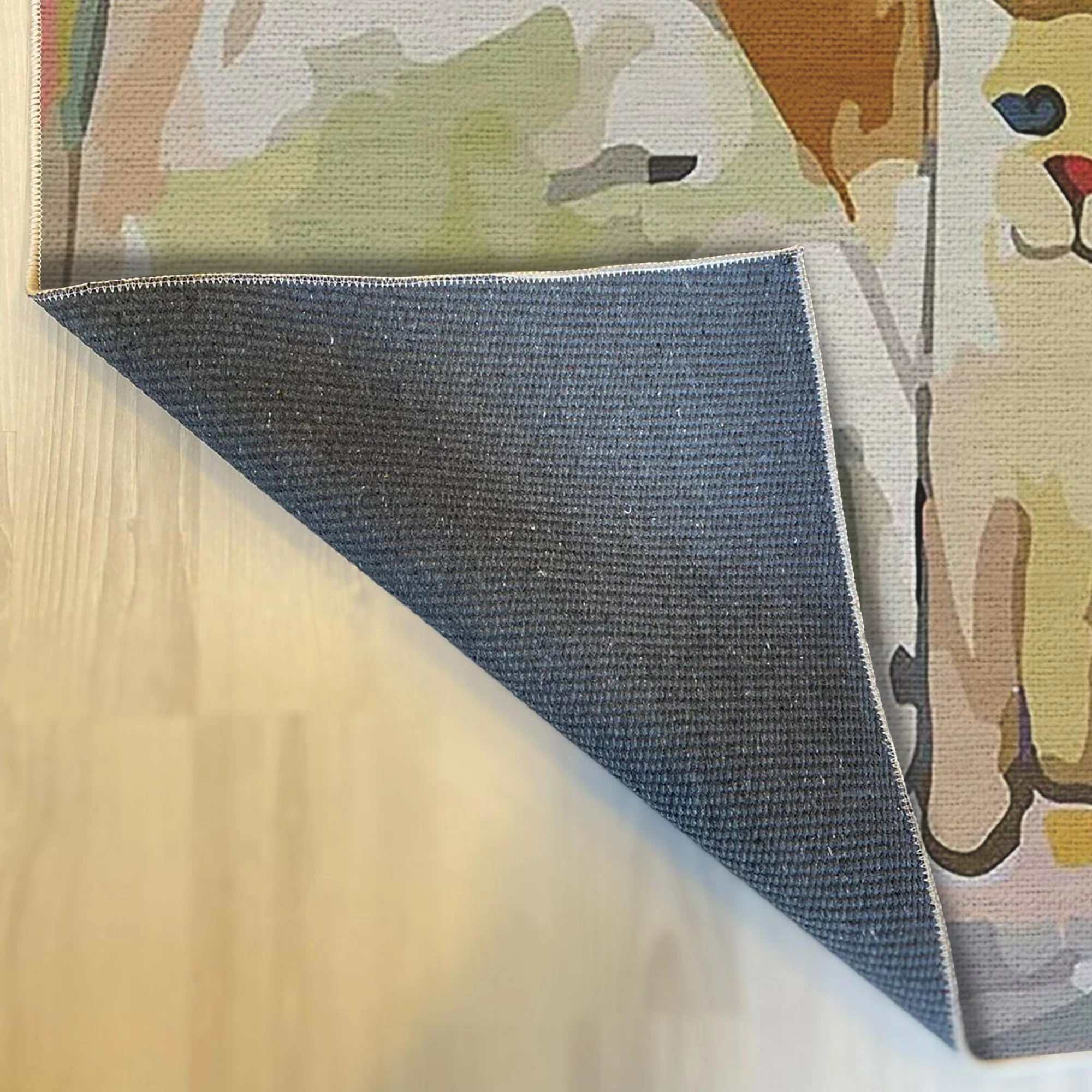 Qilim me mace, shumëngjyrësh, 100x200cm, Woopamuk238