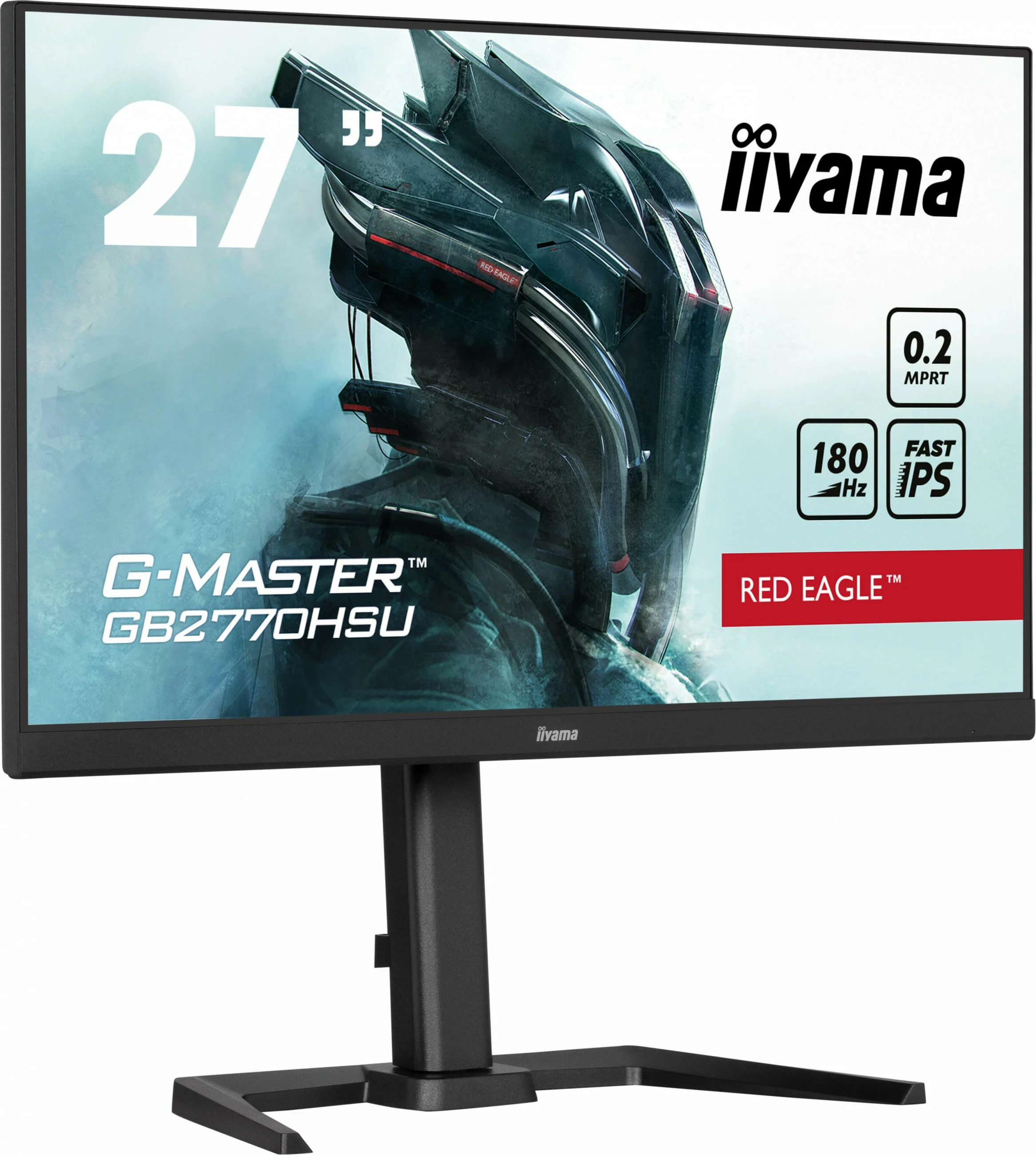 Monitor iiyama G-MASTER GB2770HSU-B6 27", Full HD, FAST IPS, 180Hz, 0.2ms, i zi
