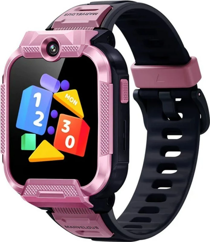 Smartwatch Mibro Z5 për fëmijë, 4G LTE, 64 MB, 900 mAh, rozë/zi