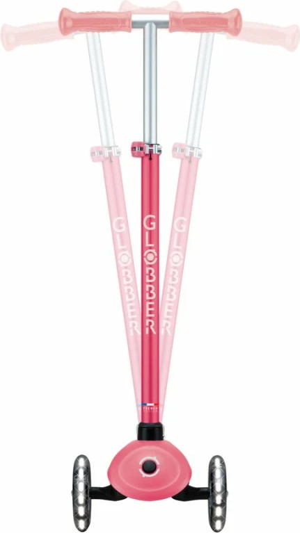 Trotinetë për fëmijë Globber PRIMO PLUS GLOW LIGHTS 443-110, rozë