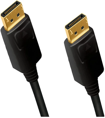 Kabllo DisplayPort LogiLink, DP-M në DP-M, 3m, 4K/60Hz, e zezë