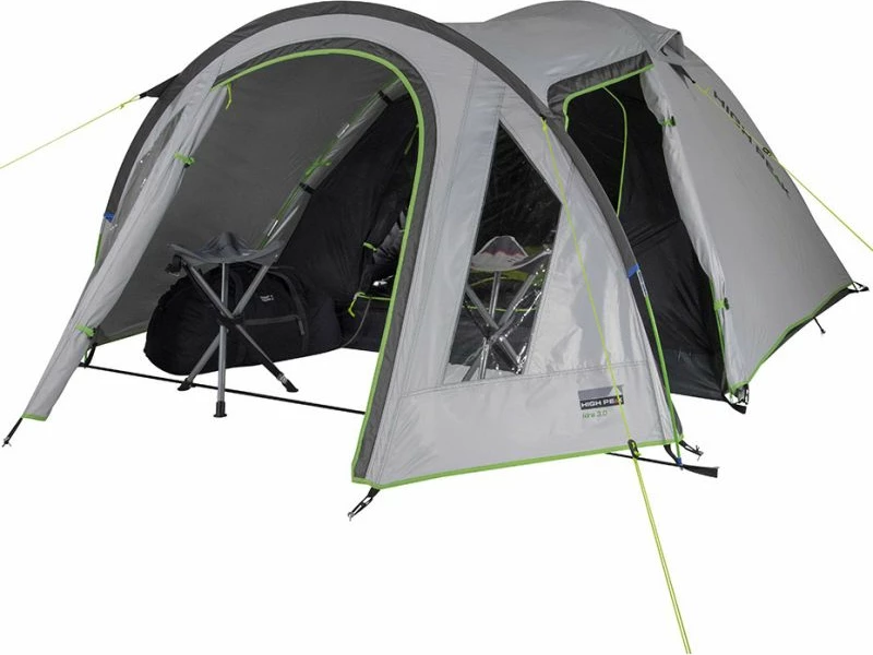 Tenda për turizëm High Peak Kira 4, gri e lehtë