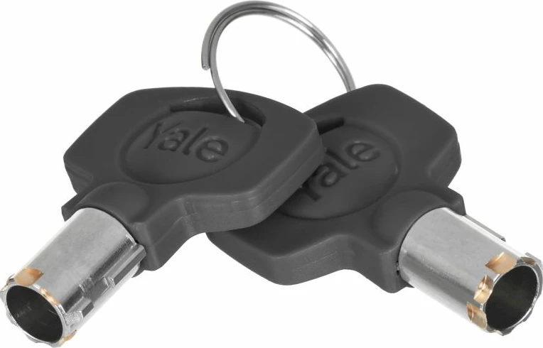 Kasafortë elektronike Yale, mini, e kaltër