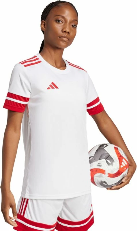 Fanellë futbolli për femra adidas, e bardhë