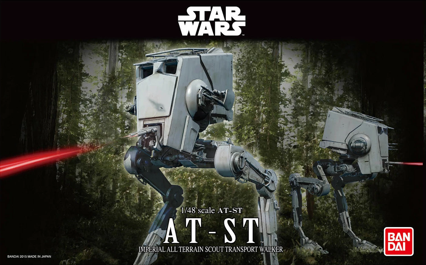 Model montimi Revell AT-ST 1:48, 144 pjesë, 18.2 cm, Star Wars, gri