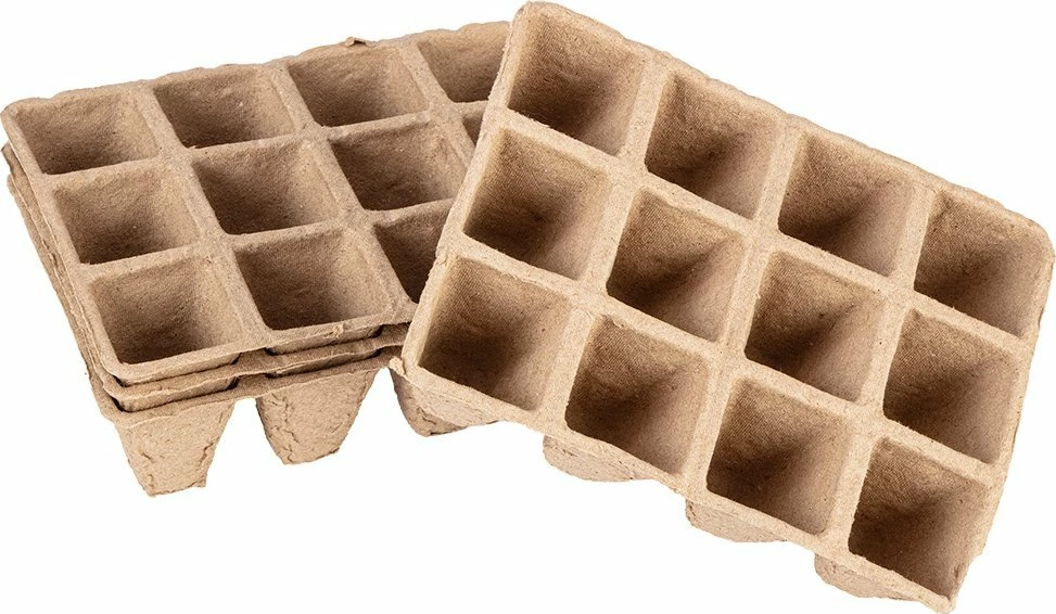 Tabakë fidanishte Verto Small 3x4 (12 vrima) 16 x 12 x 4.5 cm, set 5 copë