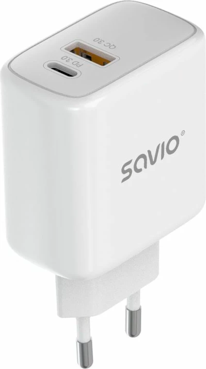 Karikues telefoni Savio LA-12 20W, i bardhë
