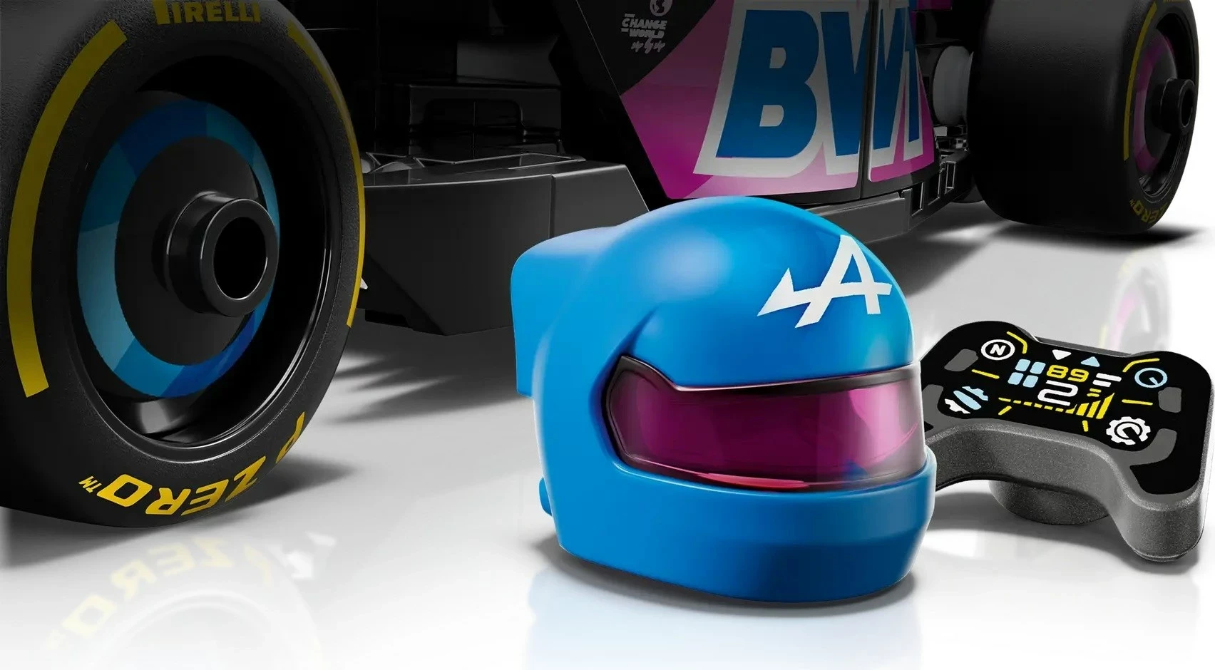 Set LEGO Speed Champions BWT Alpine F1 Team A524, 258 pjesë, me minifigurë, për fëmijë 10+