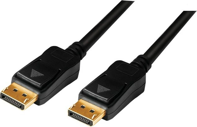 Kabllo DisplayPort LogiLink CV0113, 15m, 4K, 3D, e zezë