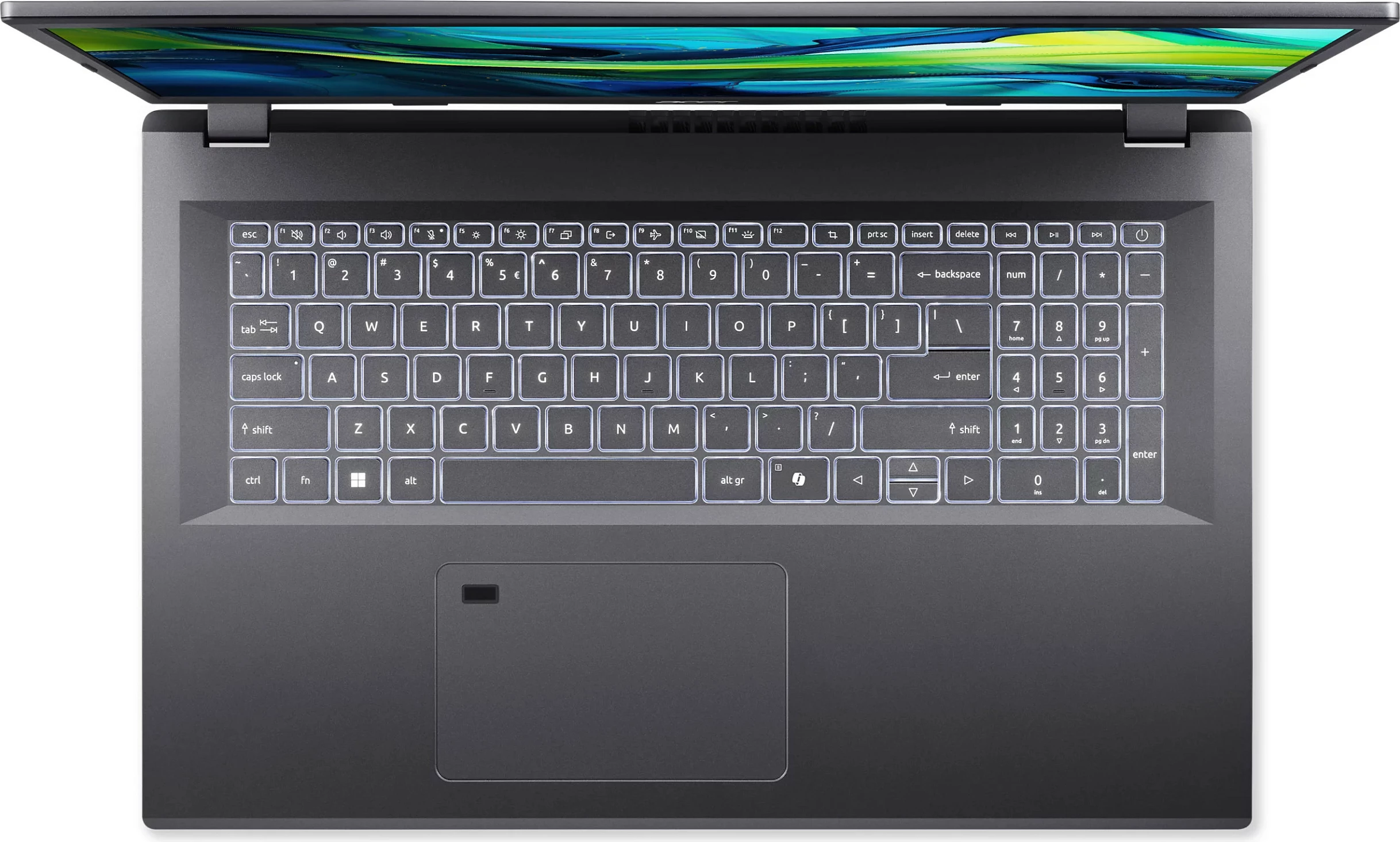 Laptop Acer Aspire 17 A17-51M-55NU, Core 5-120U, 16GB RAM, 1TB SSD, 17.3" FHD, Windows 11 Home, Steel Gray