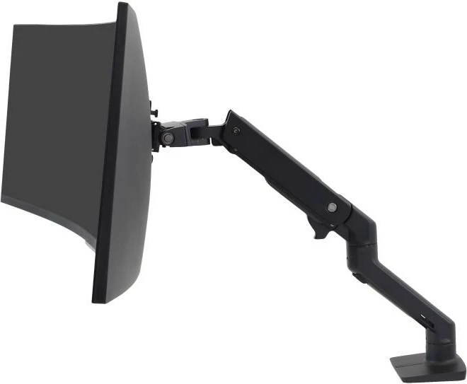 Krah monitori tavoline, Ergotron HX (45-475-224 / 45475224), deri 19 kg, rregullim lartësie, lëvizje teleshkopike, e zezë mat