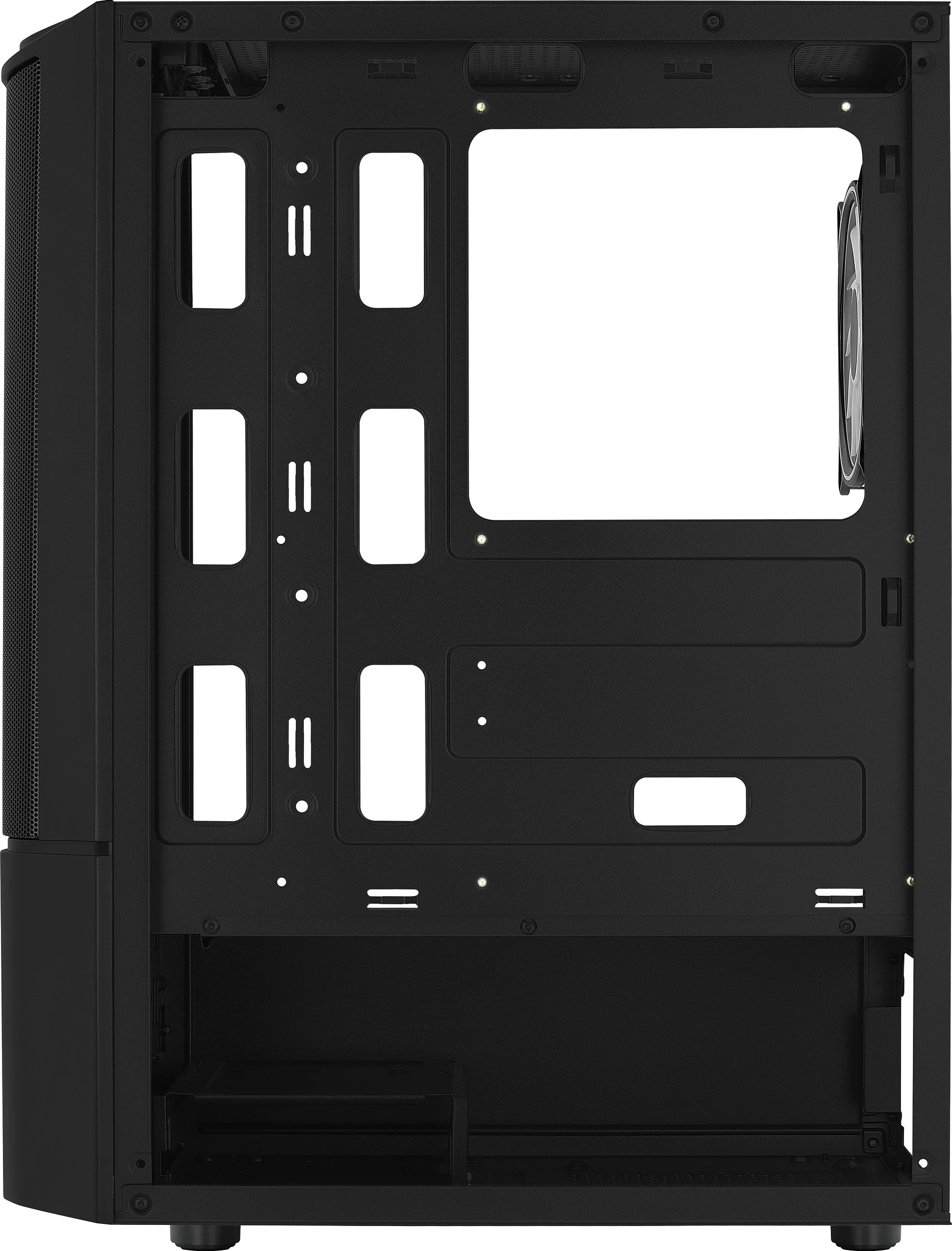 Kasë AeroCool Quantum Mesh v3, Midi Tower, ATX/microATX/Mini-ITX, RGB, e zezë