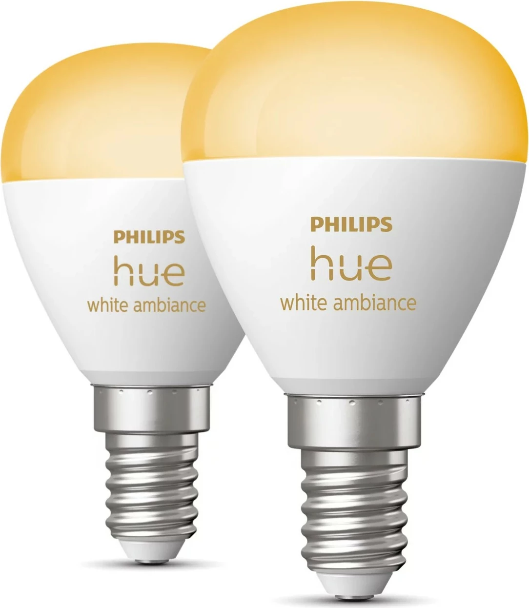 Llambë smart Philips Hue White ambience Lustre, E14, LED, Bluetooth, P45, Bardhë