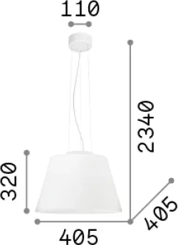 Llambë e varura Cylinder sp1