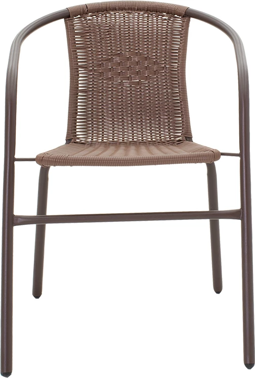 Karrige Obbi metal-pe ngjyrë kafe 54x56x73cm