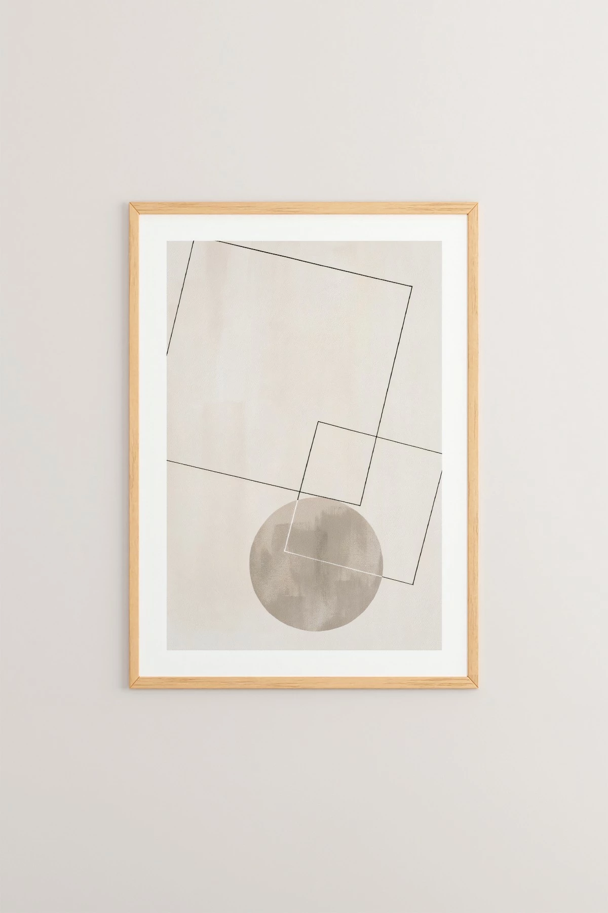 Pikturë dekorative me kornizë, Wallity, Tekhamcerceve87, shumëngjyrëshe, 33x48cm
