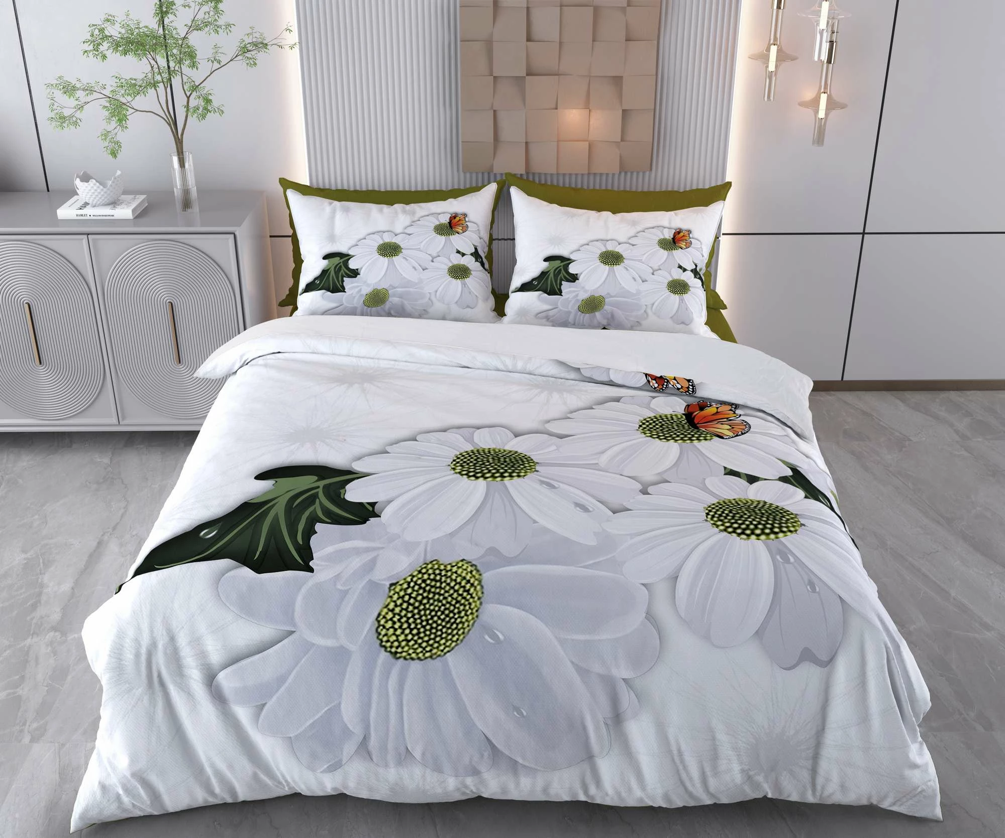 Set mbulesë jorgani XXL single, L'Essentiel Linge de Maison, Daisy