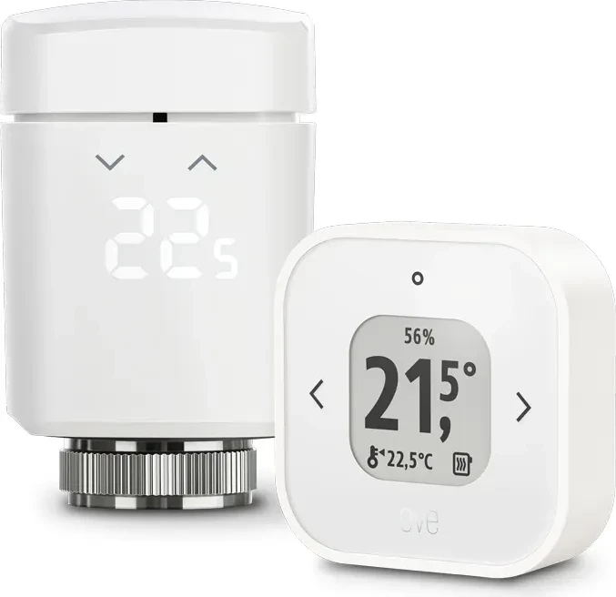 Termostat Eve Thermo Comfort Set, teknologjia Matter, ngjyrë e zezë
