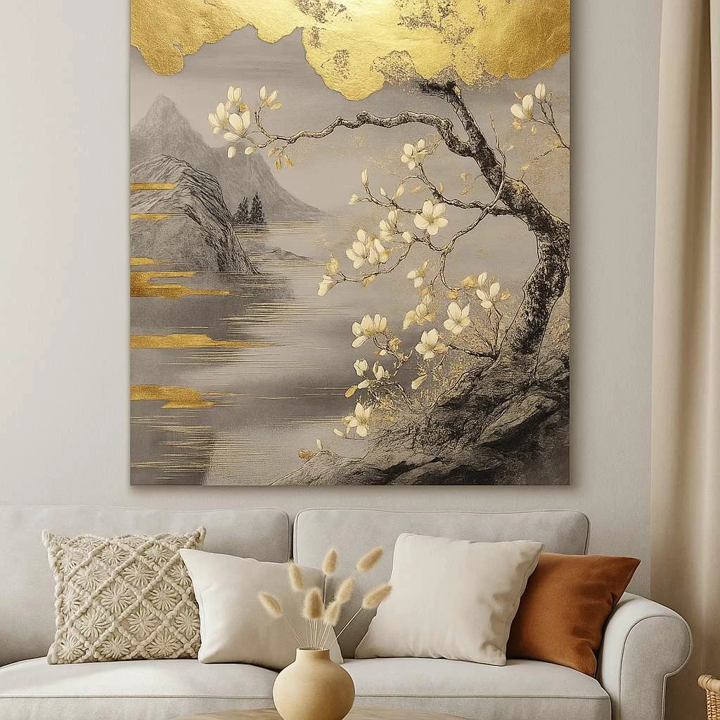 Pikturë dekorative në kanavacë, shumëngjyrëshe, Wallity, Hm_Cnvs26-22, 50x70cm