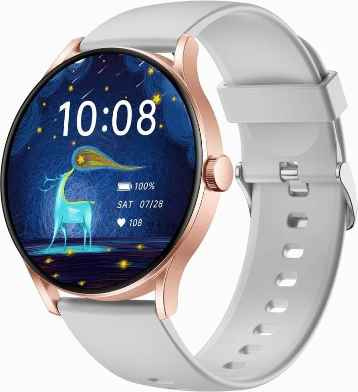 Smartwatch Gravity për femra, rozë