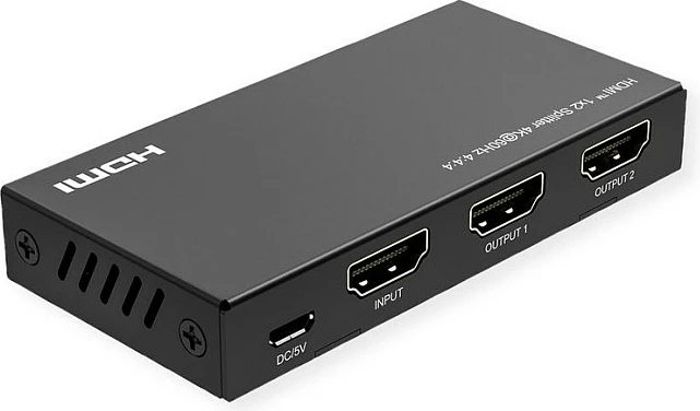 HDMI splitter VALUE 4K, 1x HDMI in 2x HDMI out, HDR, 60Hz, i zi