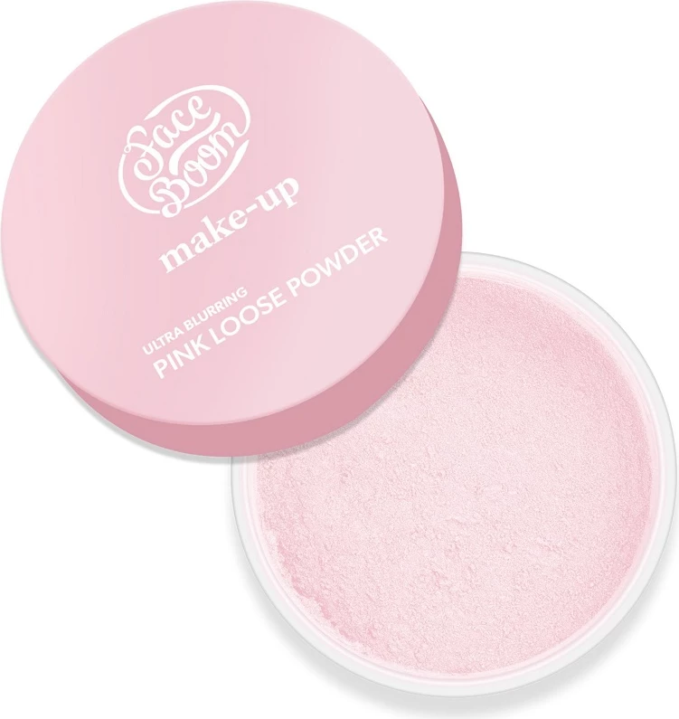 Pudër e lirshme për fytyrë Face Boom Ultra Blurring Pink për femra, 6g