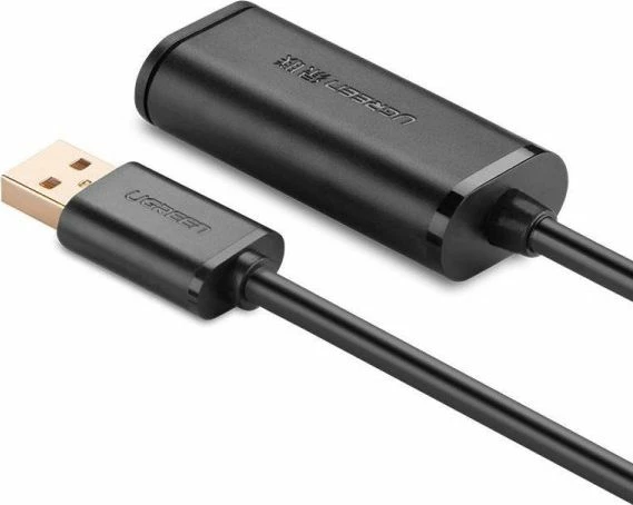 Kabllo zgjatëse USB-A në USB-A Ugreen UGR403BLK 10 m USB 2.0, e zezë