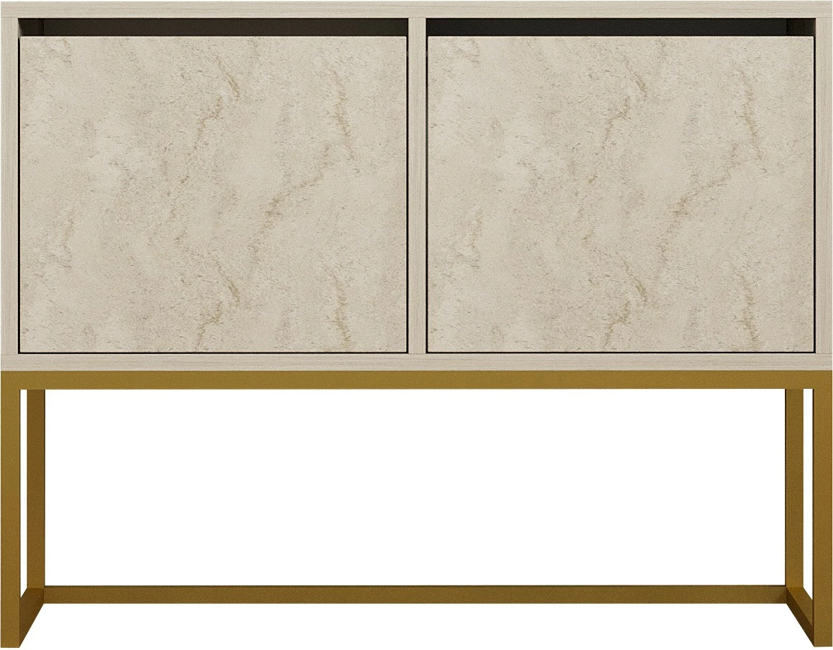 Konsol Zermat, ngjyrë travertine, Hanah Home