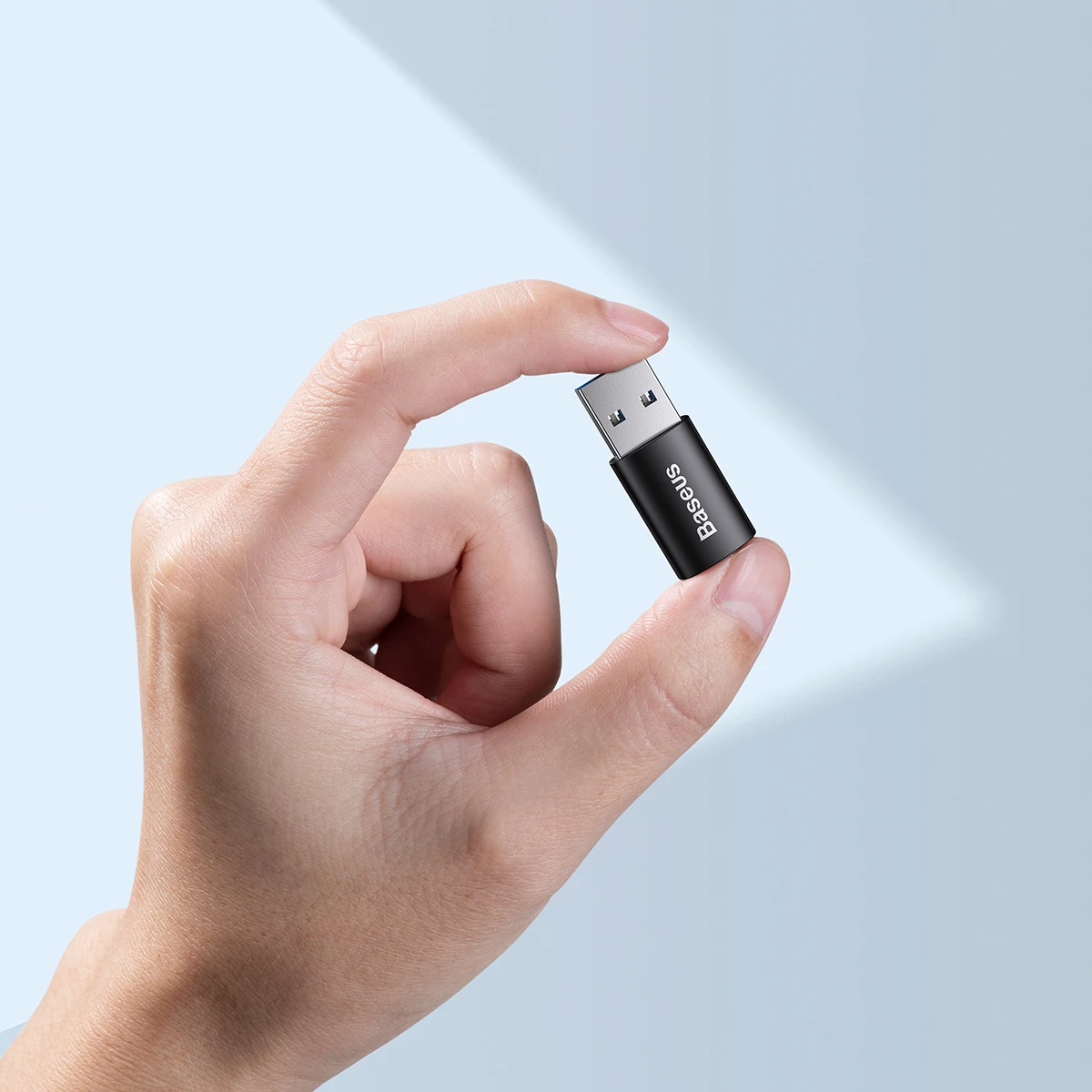 Adapter USB 3.1 OTG Baseus Ingenuity Series, USB-A në USB-C, i zi