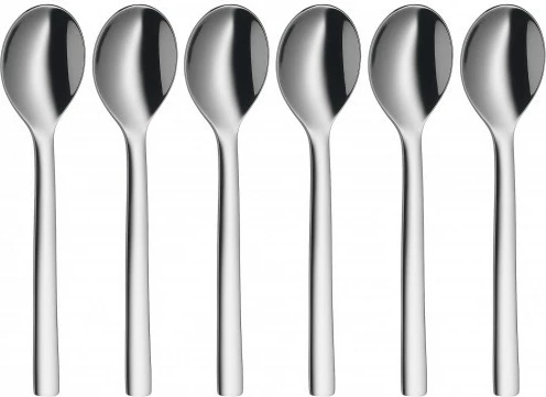 Set lugë espresso WMF Nuova 6 copë, inoks