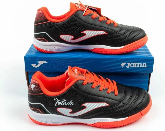 Atlete futbolli për fëmijë Joma Toledo JR 2601, të zeza [Madhësia: 33]