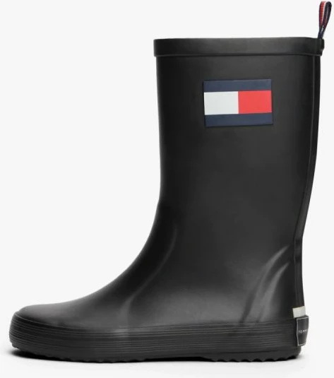 Çizme shiu Tommy Hilfiger FLAG RAIN BOOT T3XC-33923-0047999, të zeza [Madhësia: 33]
