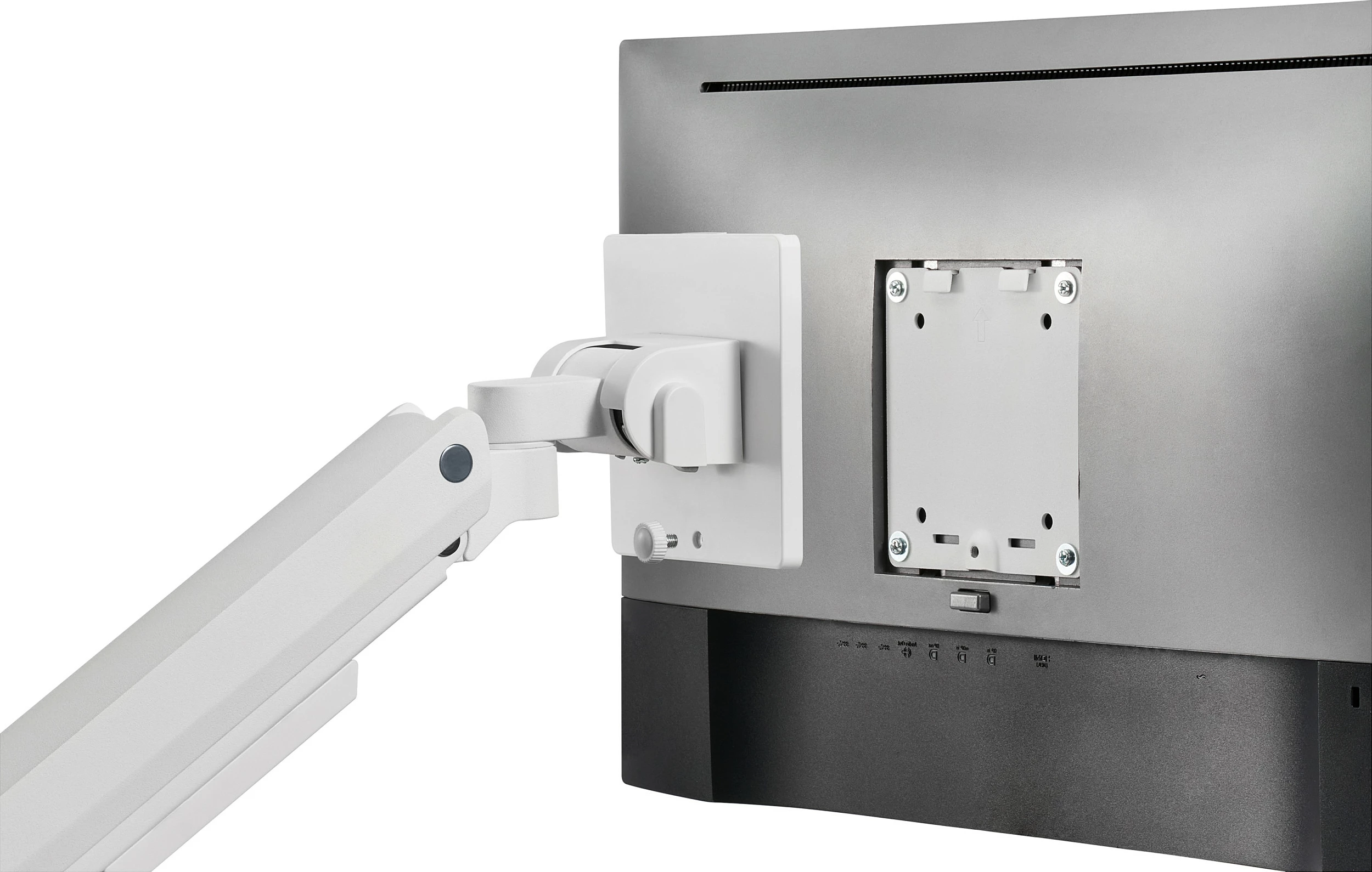 Mbajtëse monitori EQUIP Tischhalterung 17"-49", gas spring, VESA 75x75/100x100, 20 kg, e bardhë