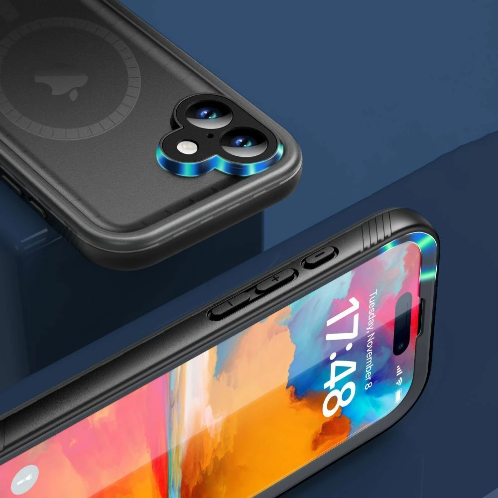 Mbështjellës Tech-Protect ShellBox MagSafe IP68 për iPhone 16 Pro, i zi