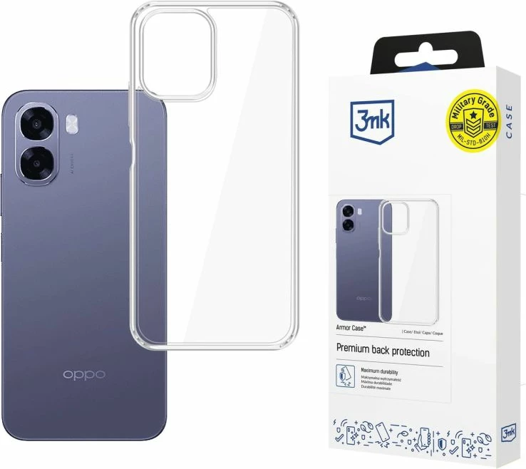 Kuti mbrojtëse për telefon 3mk Armor Case Oppo A6 4G/A6K 4G, transparente