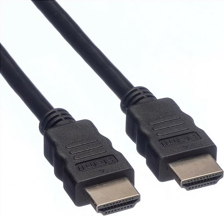 Kabllo HDMI ROLINE High Speed me Ethernet, 2 m, 4K 30Hz, ARC, e zezë