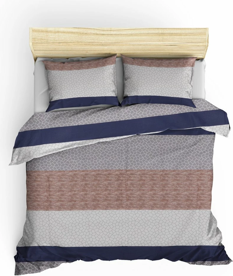 Set mbulesash për jorgan dopio, L'essentiel, Tigre, bezhë