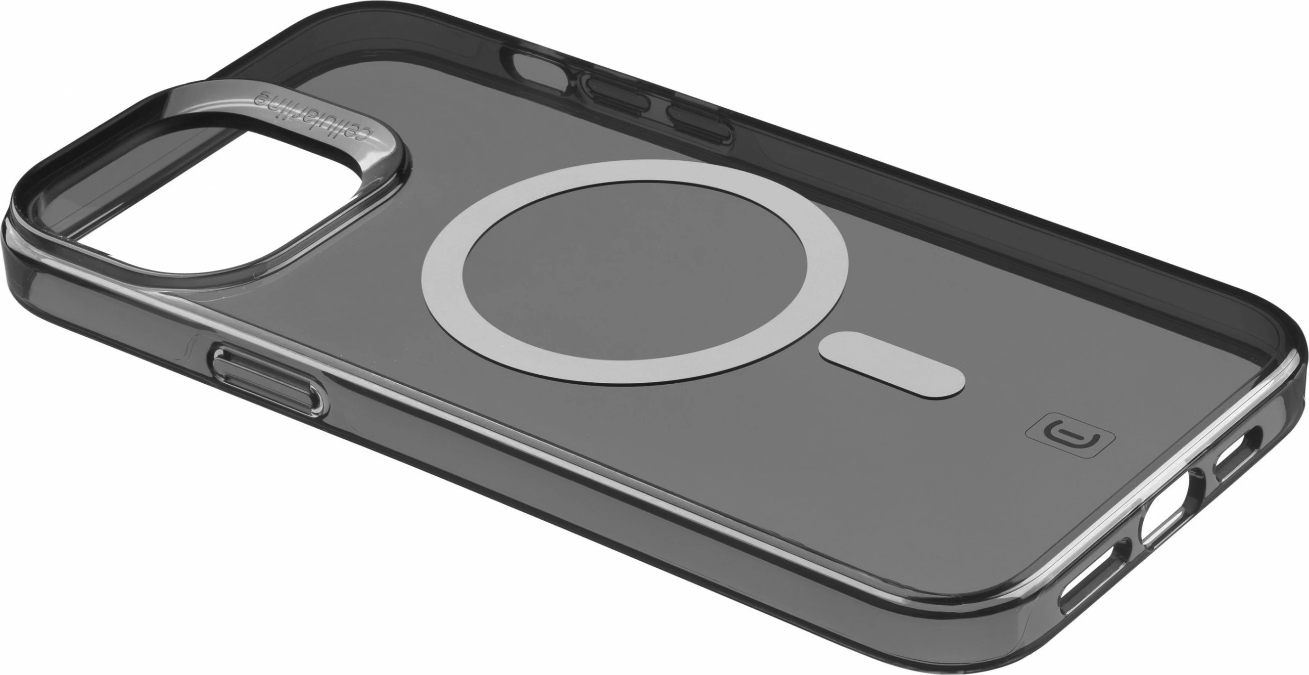 Mbështjellës Cellular Line Gloss Mag për iPhone 15 Plus, MagSafe, 6.7", zi