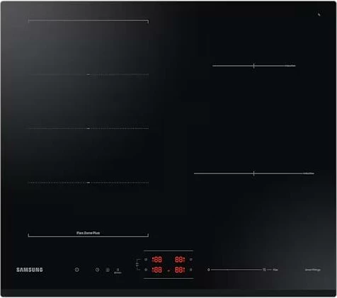 Pllakë gatimi me induksion, Samsung, NZ64B6056GK/U2, 7.4 kW, Flex Zone Plus, Wi‑Fi, e zezë