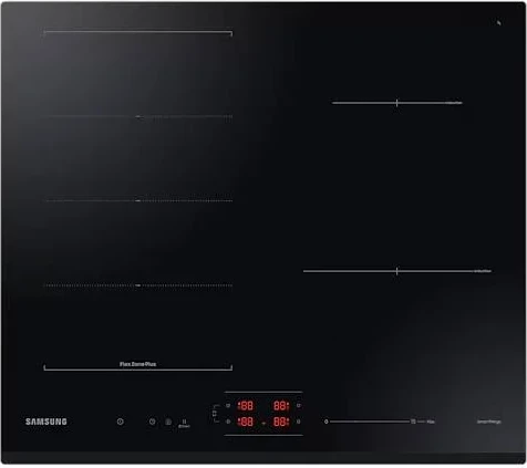 Pllakë gatimi me induksion, Samsung, NZ64B6056GK/U2, 7.4 kW, Flex Zone Plus, Wi‑Fi, e zezë