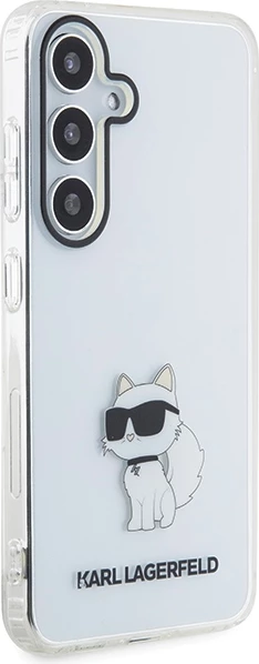 Mbështjellës Karl Lagerfeld KLHCS24MHNCHTCT për Samsung Galaxy S24+, transparent, IML Choupette