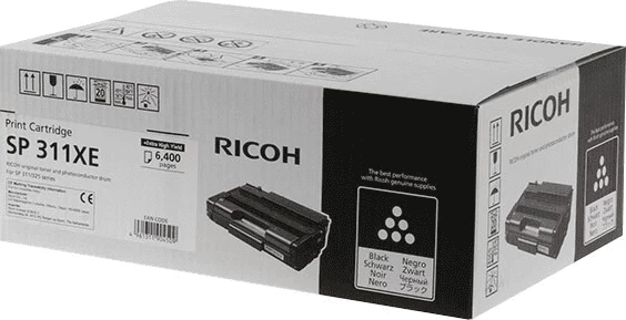 Toner, Ricoh, SP 311XE / 821242, rendiment 6400 faqe, XXL, i zi