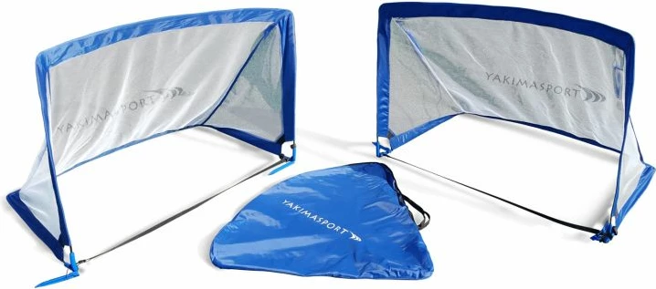 Porta pop-up futbolli Yakima 100272, set 2 copë, kaltër