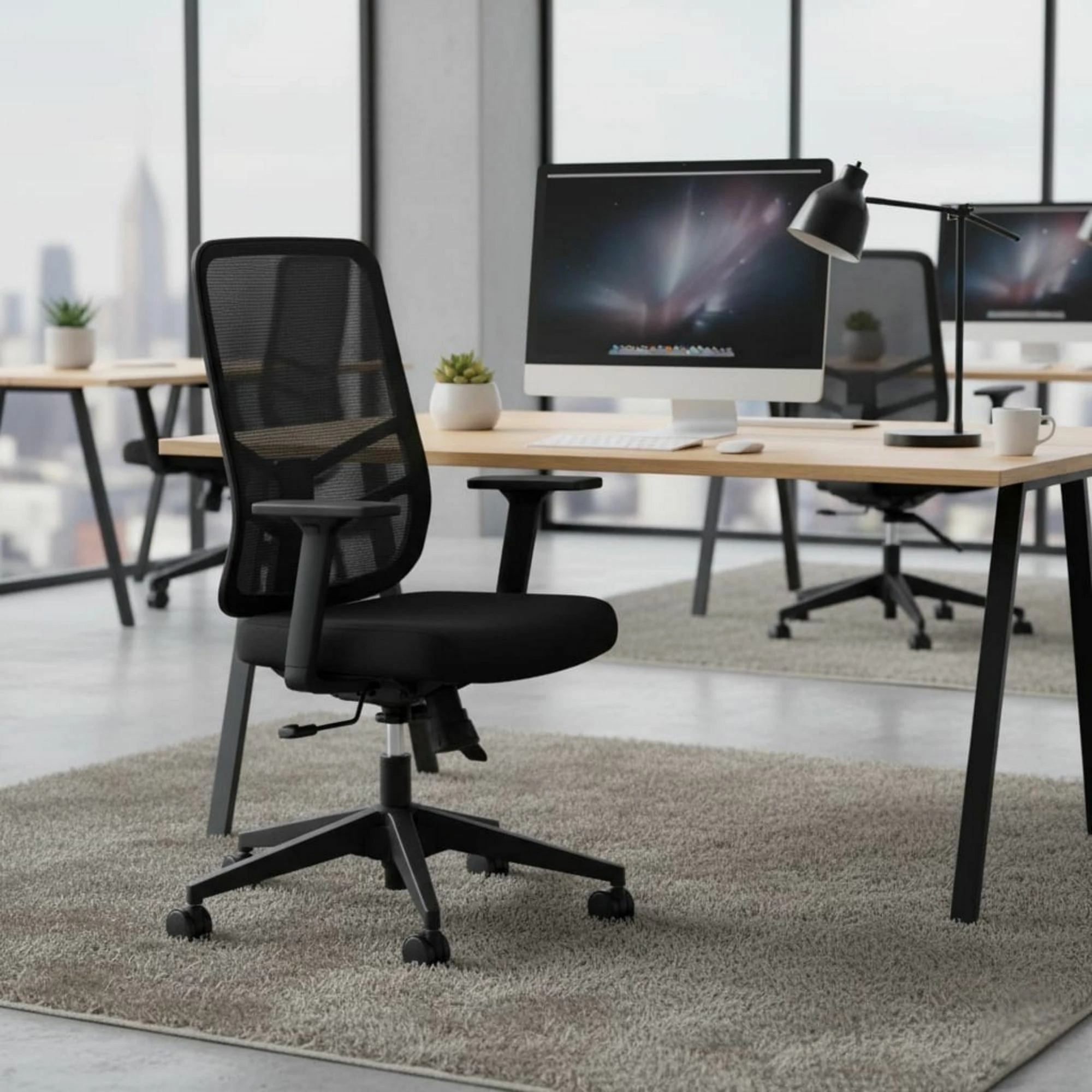 Karrige zyre Skye Decor, Leto 108, e zezë