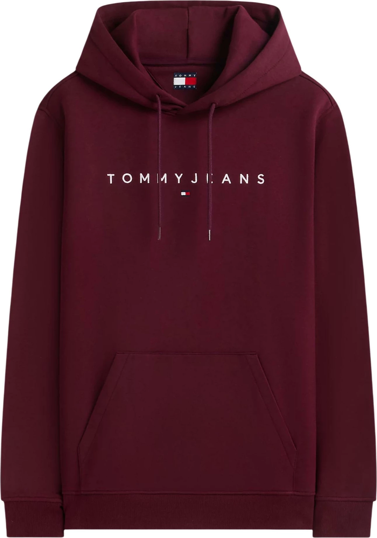 Duks me kapuç me zinxhir Tommy Hilfiger Jeans TJM REG LINEAR LOGO DM0DM20746 për meshkuj, vjollcë [Madhësia: XL]